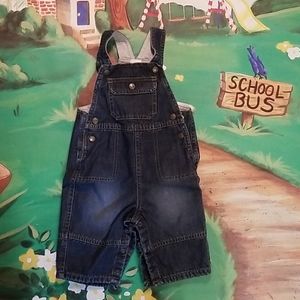 Overalls By Old Navy, sz 6-12 Mos, lined